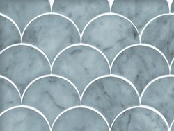 Fishscale Marble - Touch of green