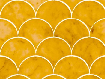Fishscale Marble - Strong mustard