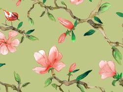 The gardener - Magnolia Songbird - Lime