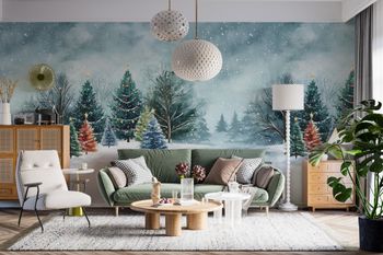 Jultapet - Dalajul - Vinterlandskap