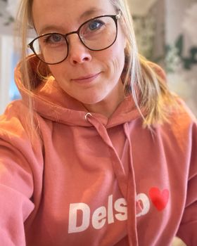 Hoodie Delsbohjärta - Unisex