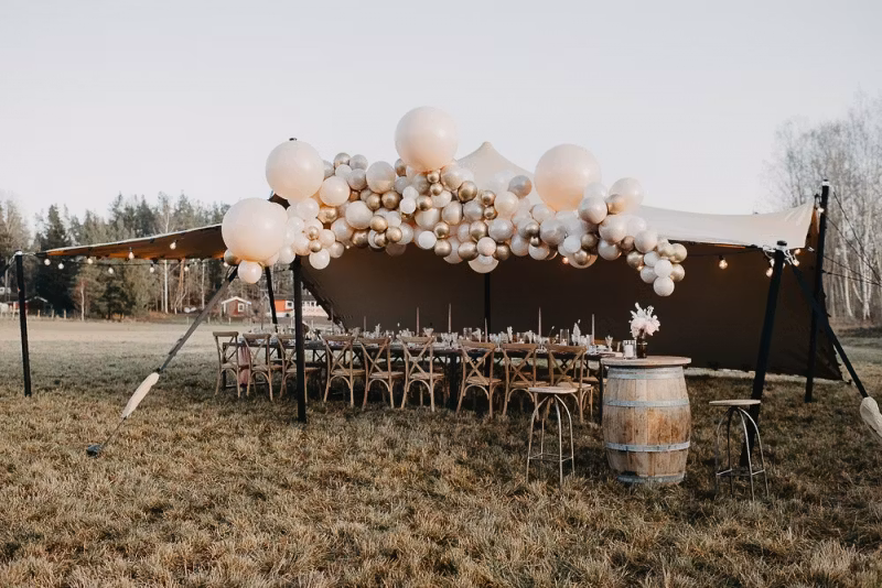 Boho, bröllop och ballonger!