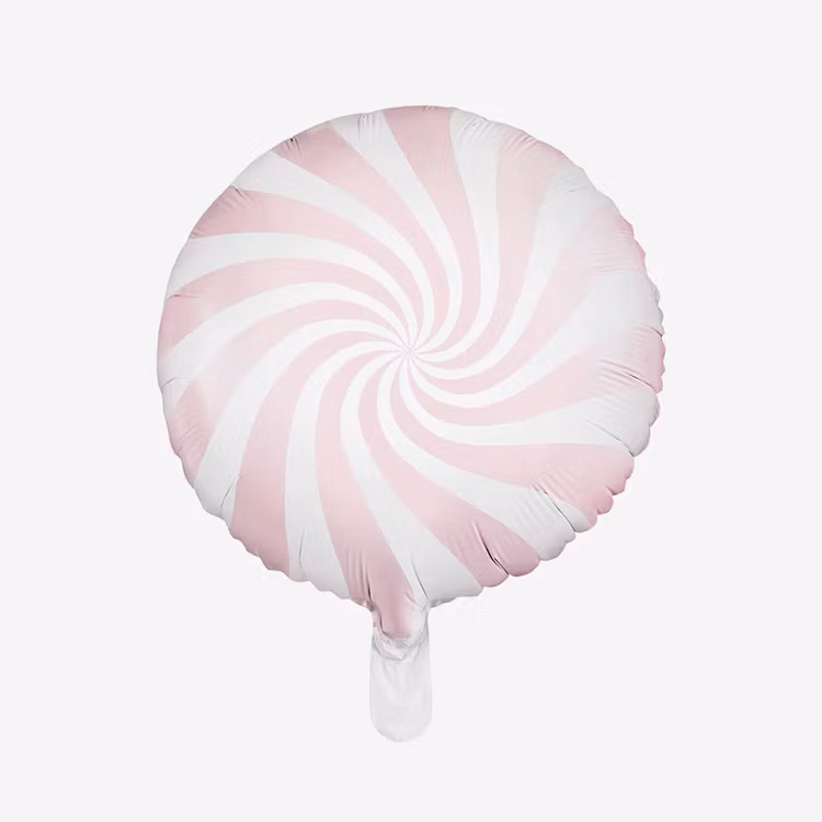 Ballongpost - Folieballong - Candy - Puderrosa