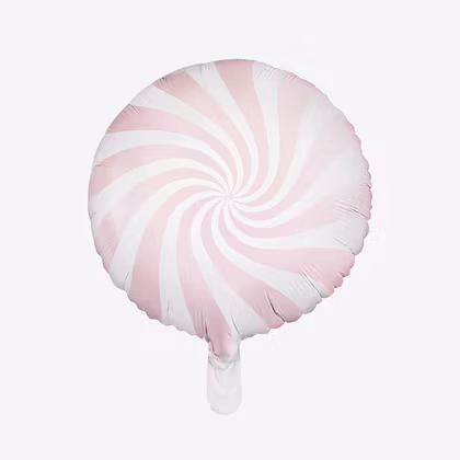 Ballongpost - Folieballong - Candy - Puderrosa