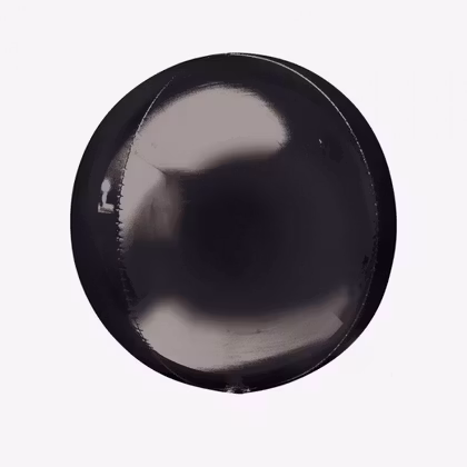 Ballongpost - Folieballong - Orbz Svart
