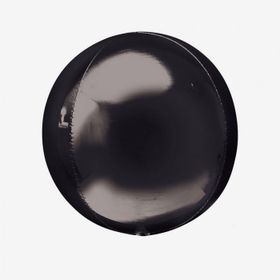 Ballongpost - Folieballong - Orbz Svart