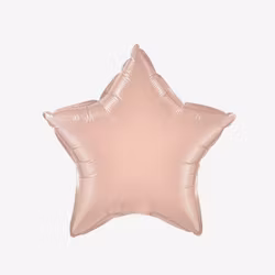 Ballongpost Folieballong - Stjärna Rosé