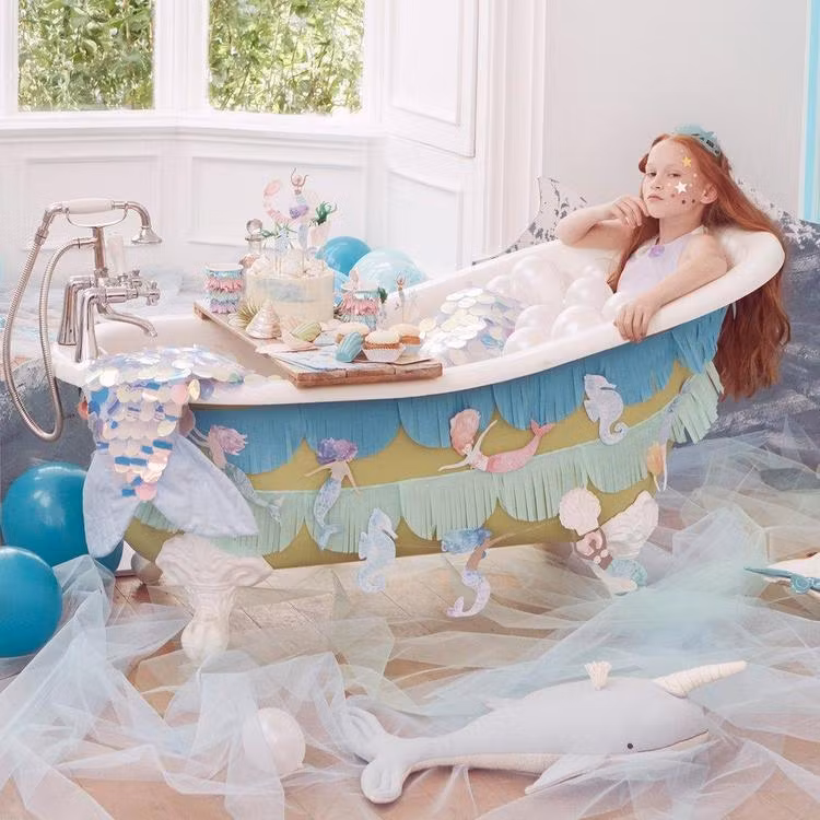 Girlang - Scalloped Fringes - Mermaid