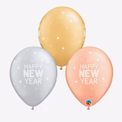 Heliumfylld ballongbukett - New Year Sparkle