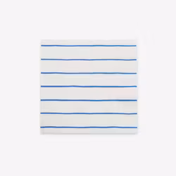 Servetter Små - Frenchie Stripe Blå