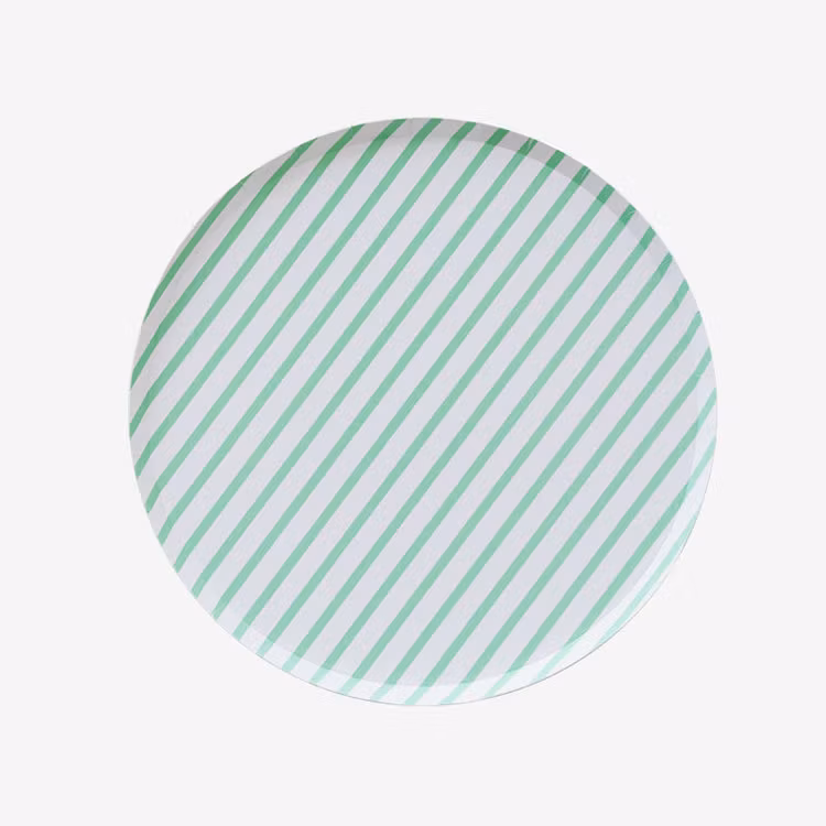 Tallrikar - Mint Stripes