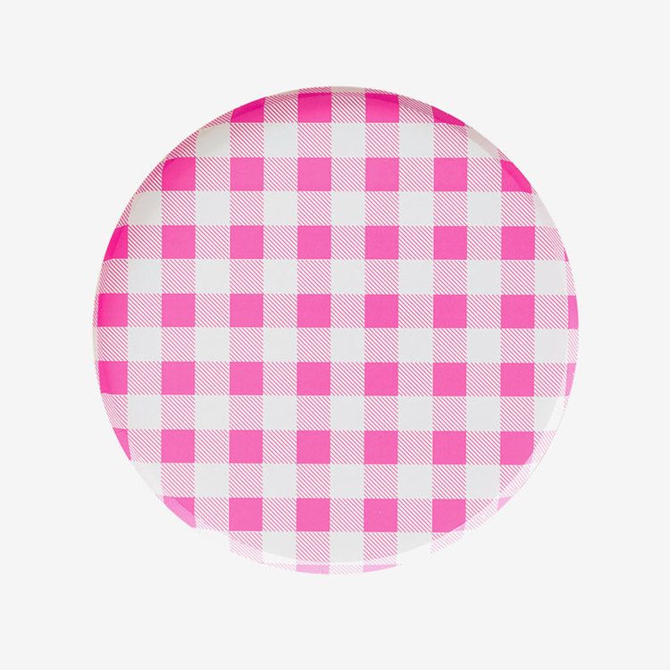 Tallrikar - Gingham