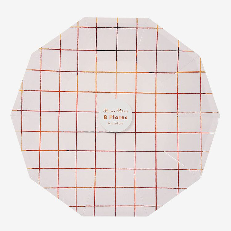 Tallrikar - Rose Grid