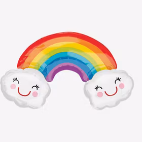 Folieballong - Happy Rainbow