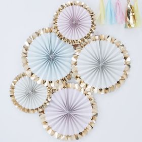 Pinwheels - Pastell Guldfolie