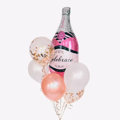 Ballongbukett - Rosé Bubbles