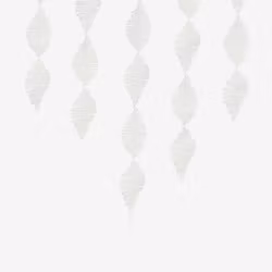 Crepe Fringe - Vit