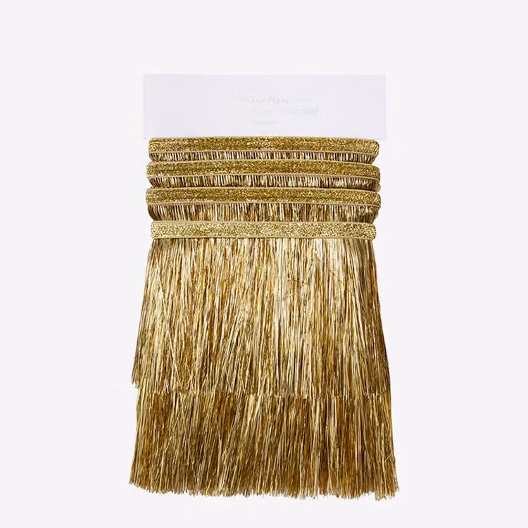 Girlang - Glitter Fransar - Guld