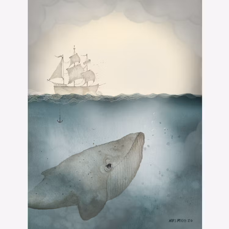Ocean 18x24 - Mrs Mighetto