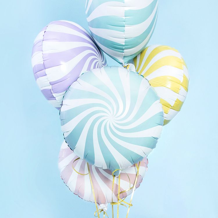 Folieballong - Candy Ljusblå