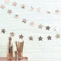 Girlang - Metallic Star - Roséguld