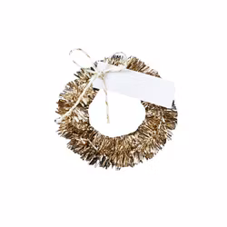 Placeringskort - Rustic Christmas - Guld