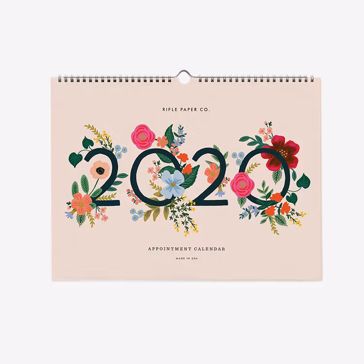 Väggkalender - 2020 Wild Rose - Rosa