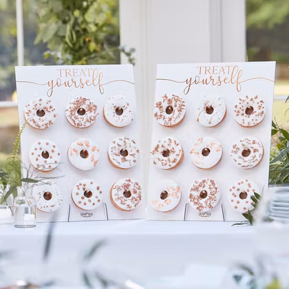 Donut Wall - Vit/Roséguld