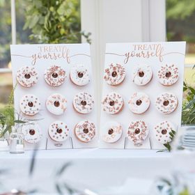 Donut Wall - Vit/Roséguld