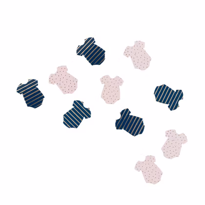 Konfetti - Babyshower - Rosa/Marinblå