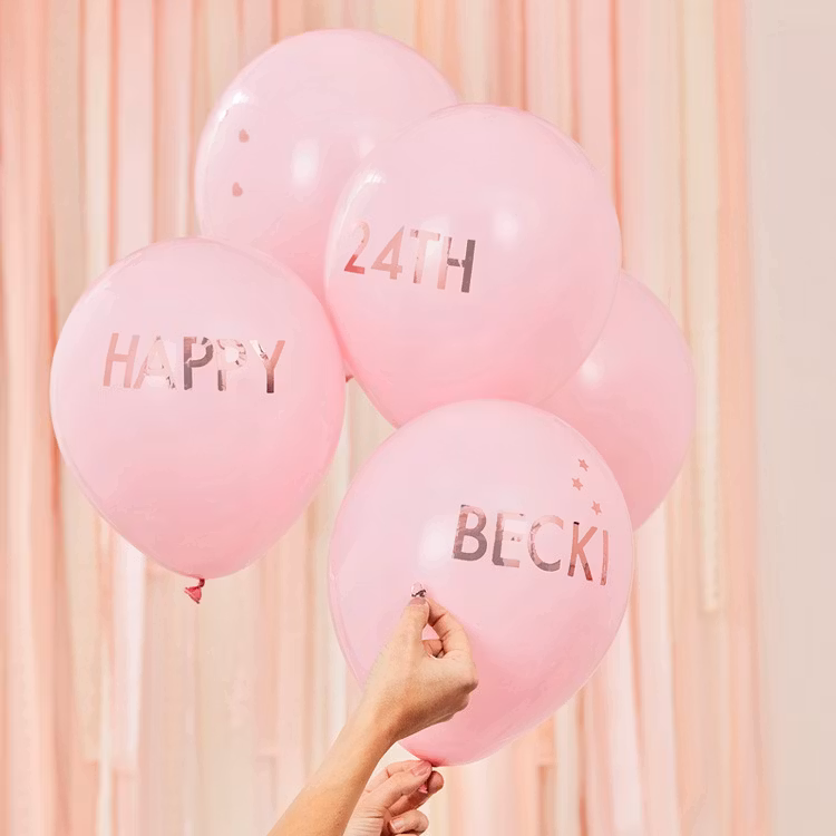 Ballonger- personliga - Blush