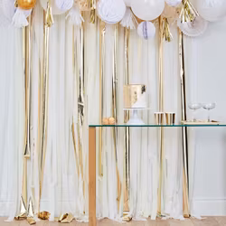 Backdrop Streamer - Metallic