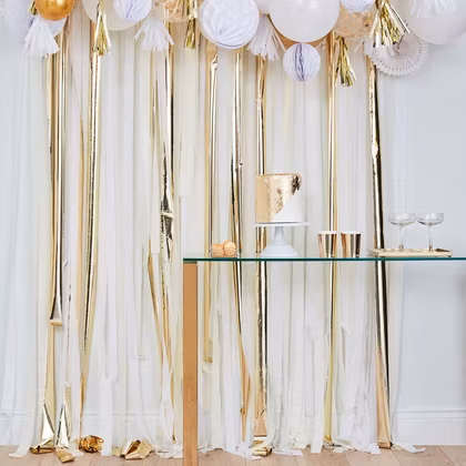 Backdrop Streamer - Metallic