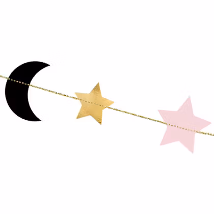 Girlang - Stjärnor och Månar