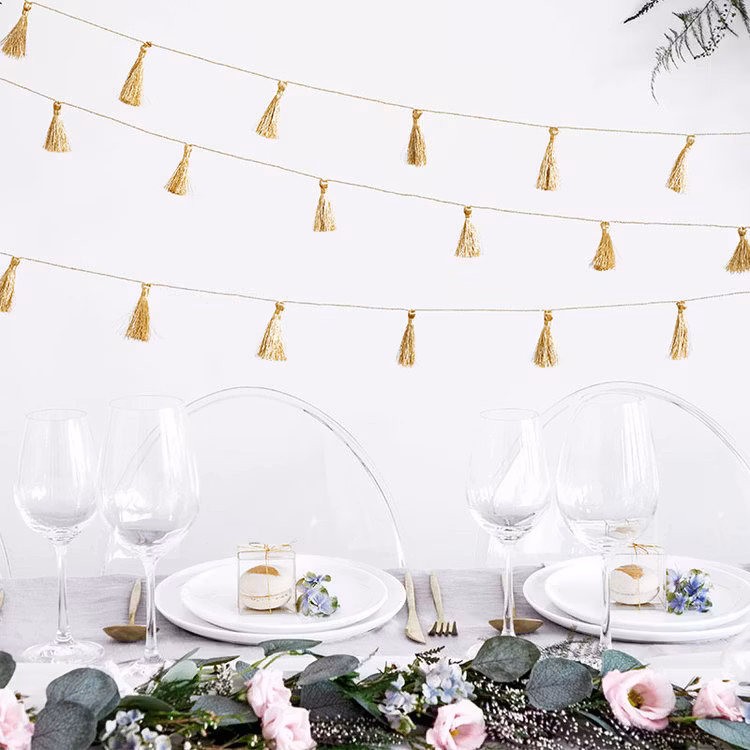 Girlang - Mini Tassel - Guld