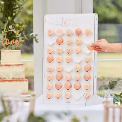 Macaron Stand - Vit/Roséguld