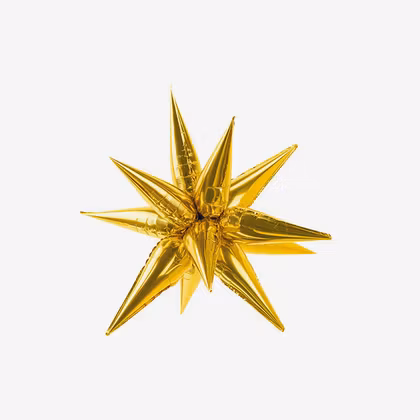 Folieballong - Star 3D