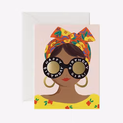 Kort - Birthday Girl - Scarf