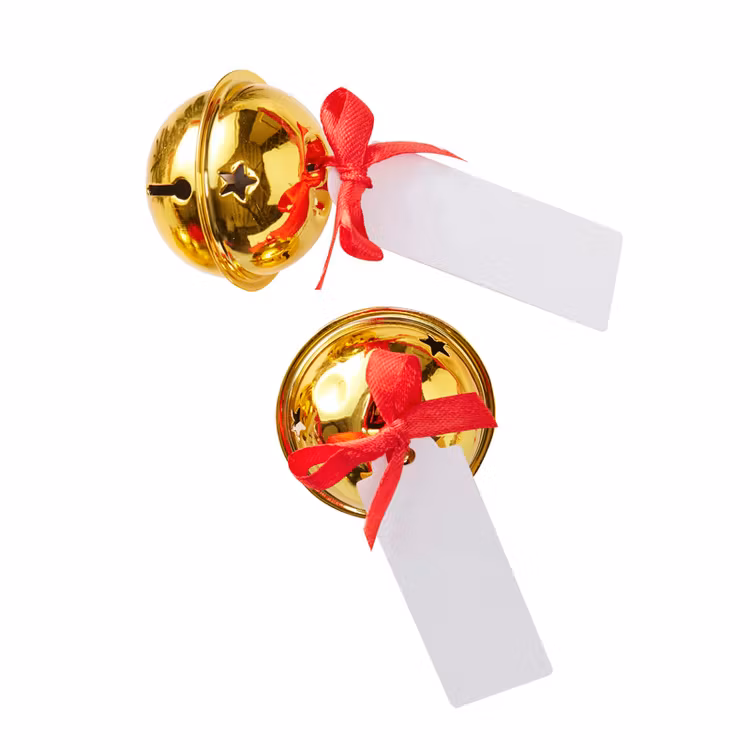 Placeringskortshållare - Bjällra - guld