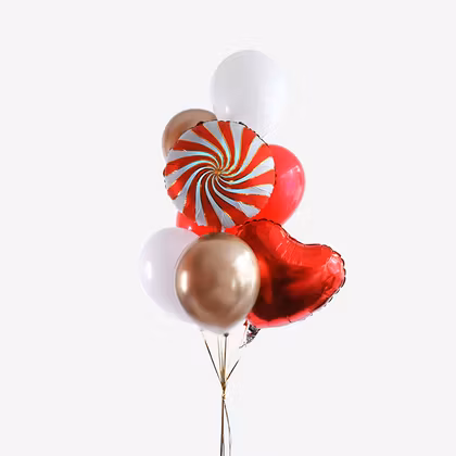 Ballongbukett - Julkaramell