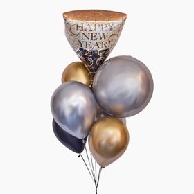 Ballongbukett - Happy New Year