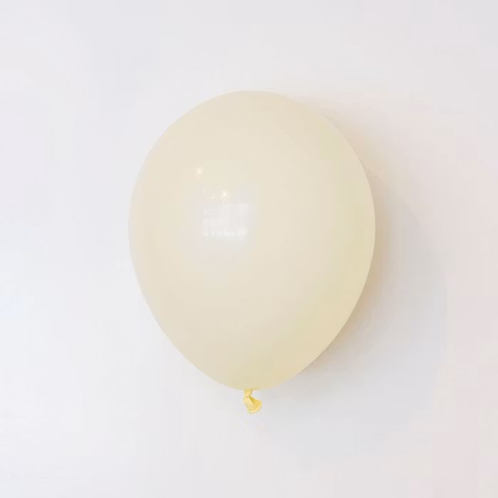 Heliumfylld latexballong 28cm - Elfenbensvit