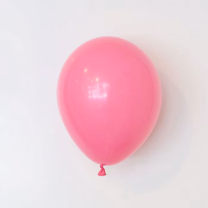 Heliumfylld latexballong 28cm - Rosa