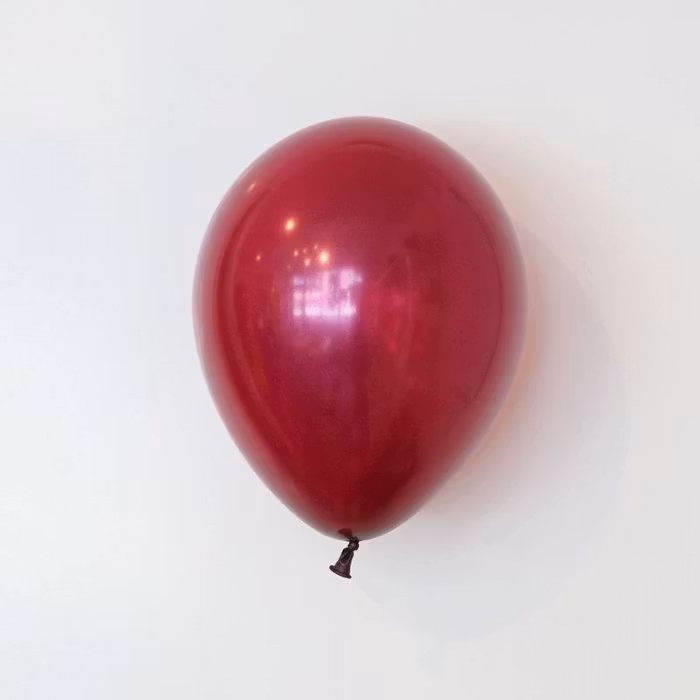 Heliumfylld latexballong 28cm - Burgundy