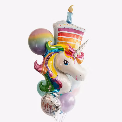 Ballongbukett - Rainbow Explosion