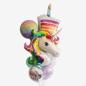 Ballongbukett - Rainbow Explosion