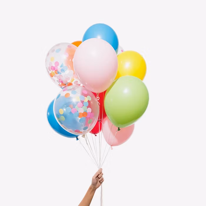 Ballongbukett - Rainbow