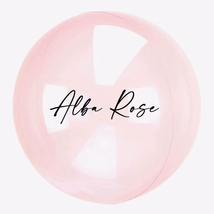 Heliumfylld Bubbla - Personlig - Rosa