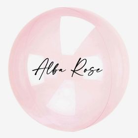 Heliumfylld Bubbla - Personlig - Rosa