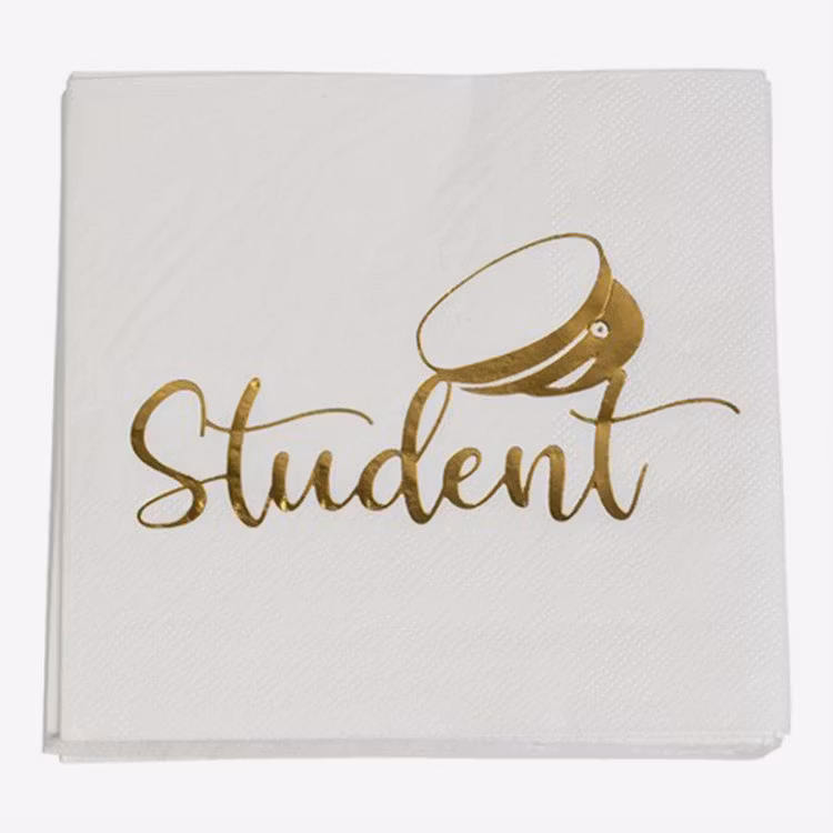 Servetter - Student - Guld